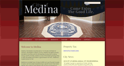 Desktop Screenshot of cityofmedinatn.org